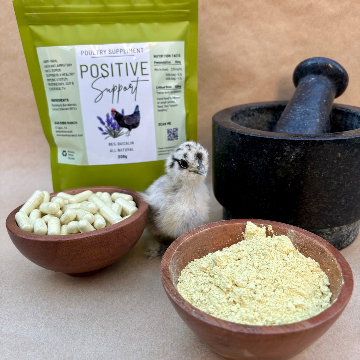 Fortiflock™ Positive Support 85 % Baicalina en polvo