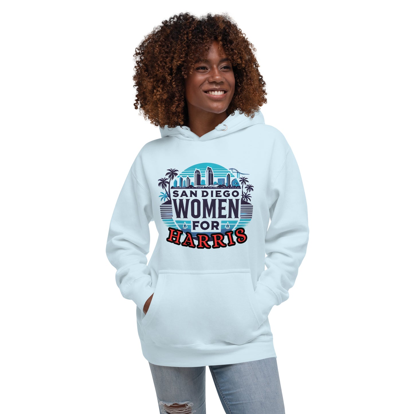 SD Women for Harris - Sudadera unisex con capucha