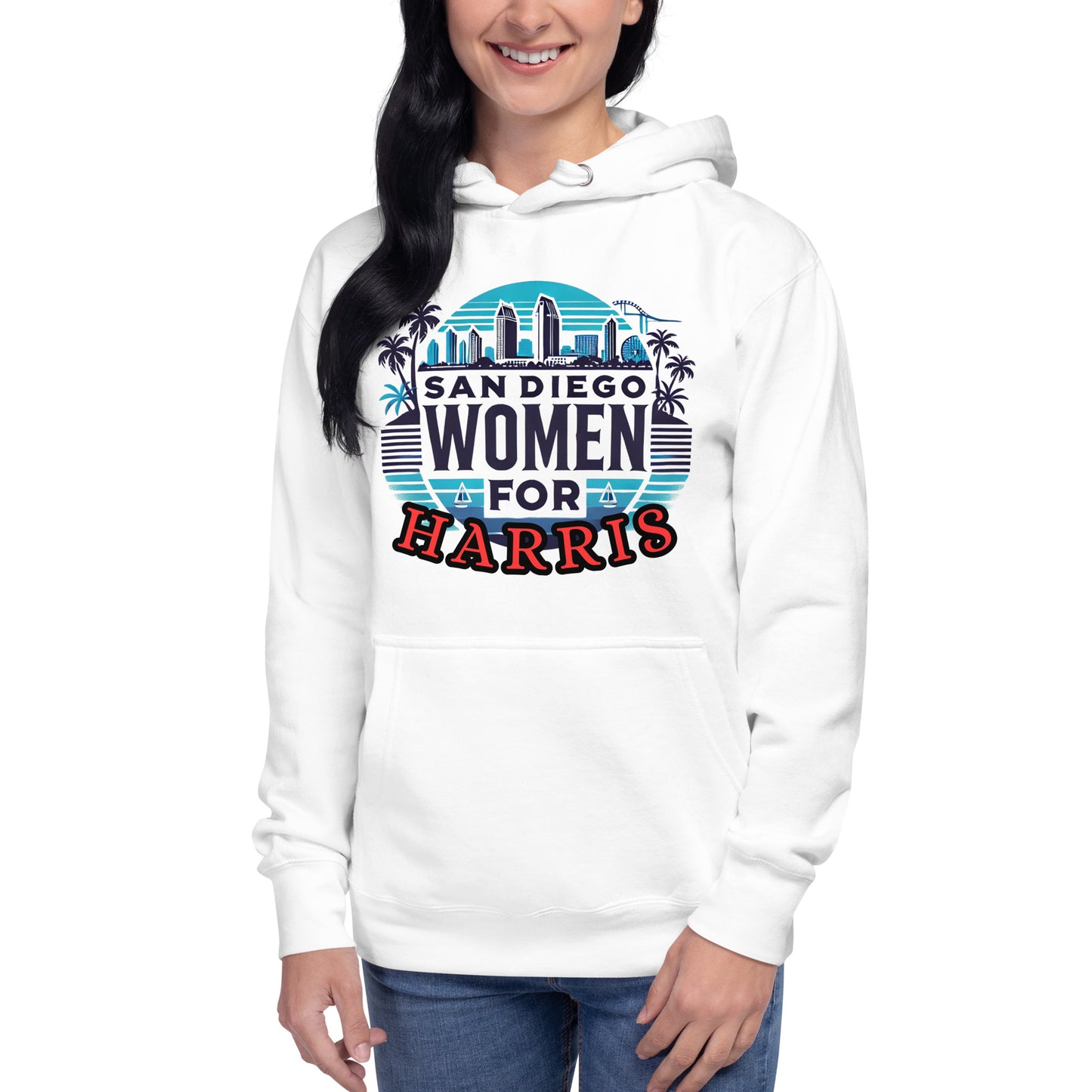 SD Women for Harris - Sudadera unisex con capucha
