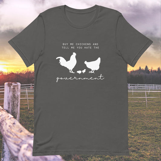 Cómprame pollos y dime que odias al gobierno.