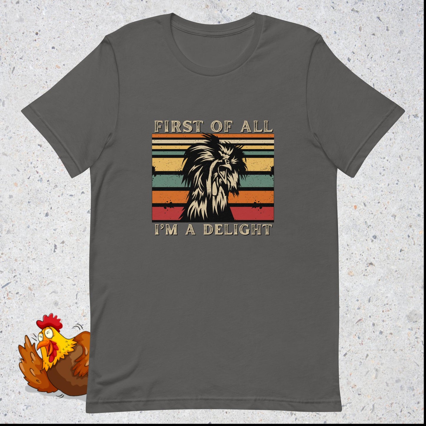 En primer lugar, soy un deleite - Tripulación unisex