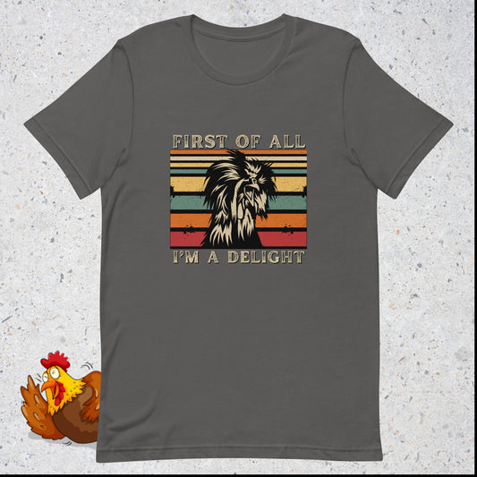 En primer lugar, soy un deleite - Tripulación unisex