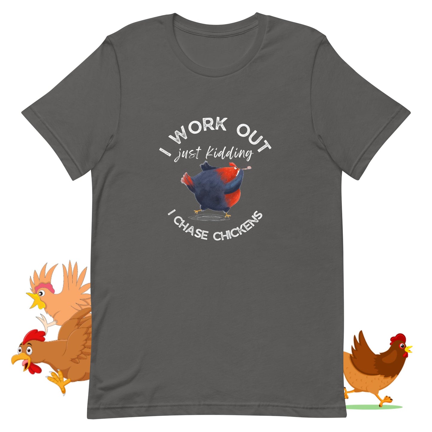 Hago ejercicio, es broma, persigo gallinas