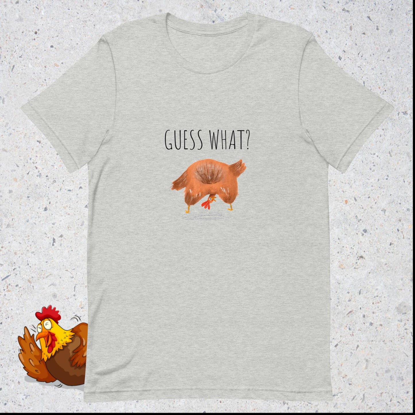 ¿Adivina qué? ¡Culo de pollo!