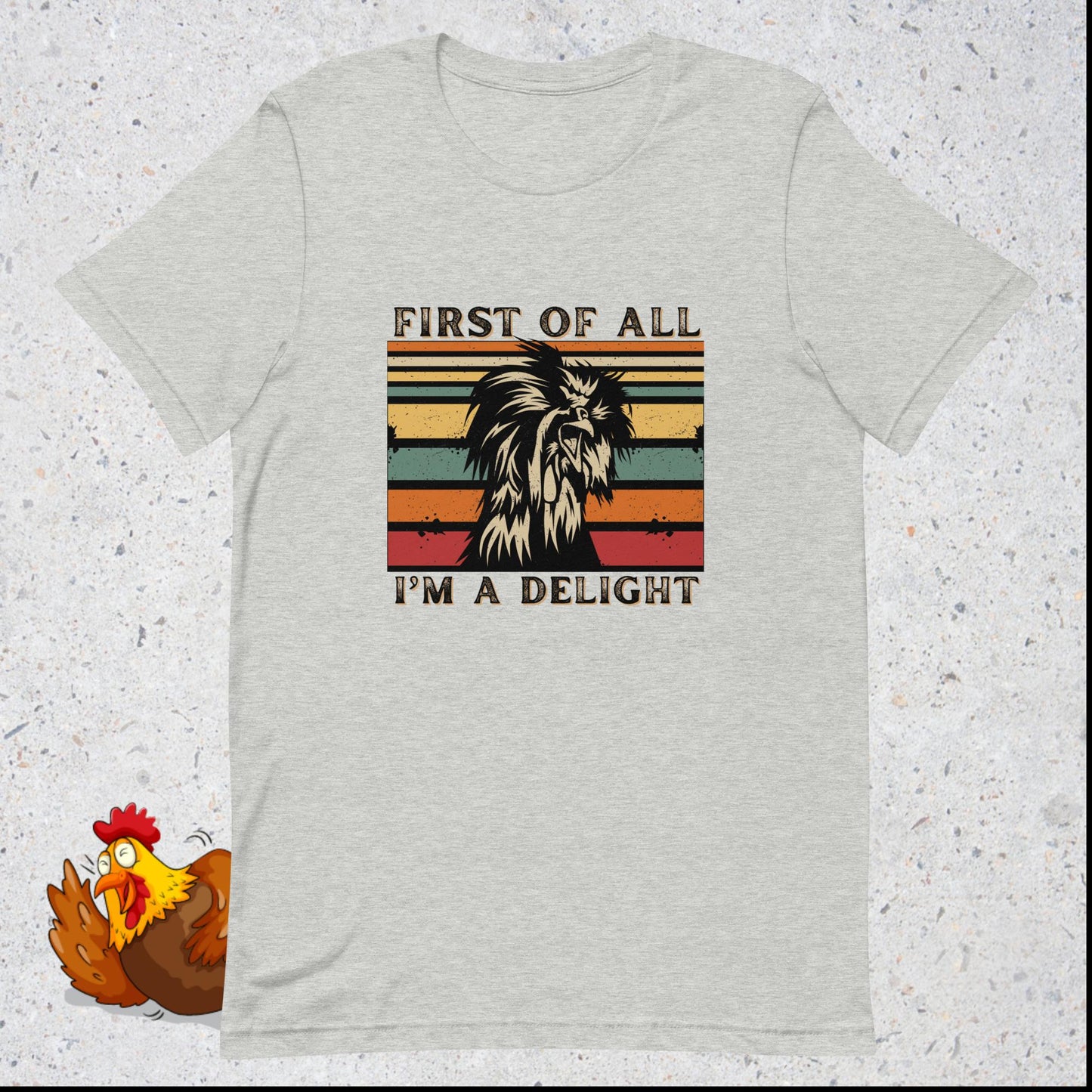 En primer lugar, soy un deleite - Tripulación unisex