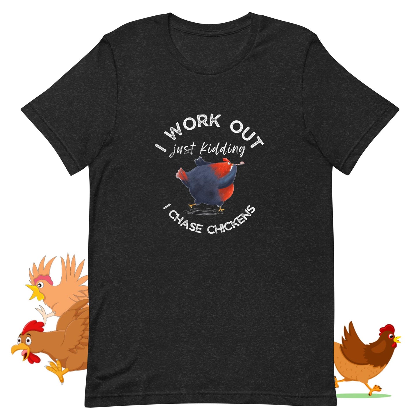 Hago ejercicio, es broma, persigo gallinas