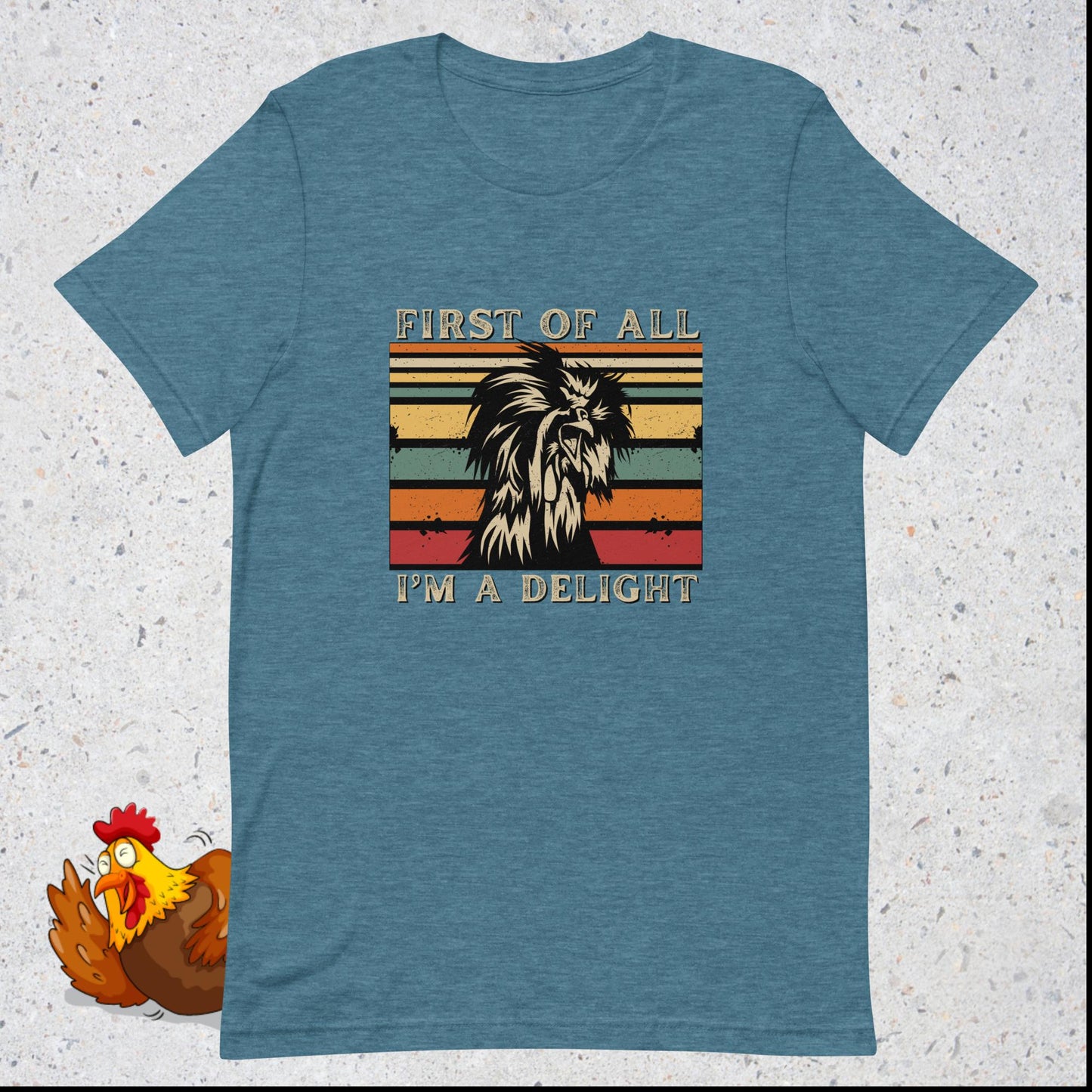 En primer lugar, soy un deleite - Tripulación unisex