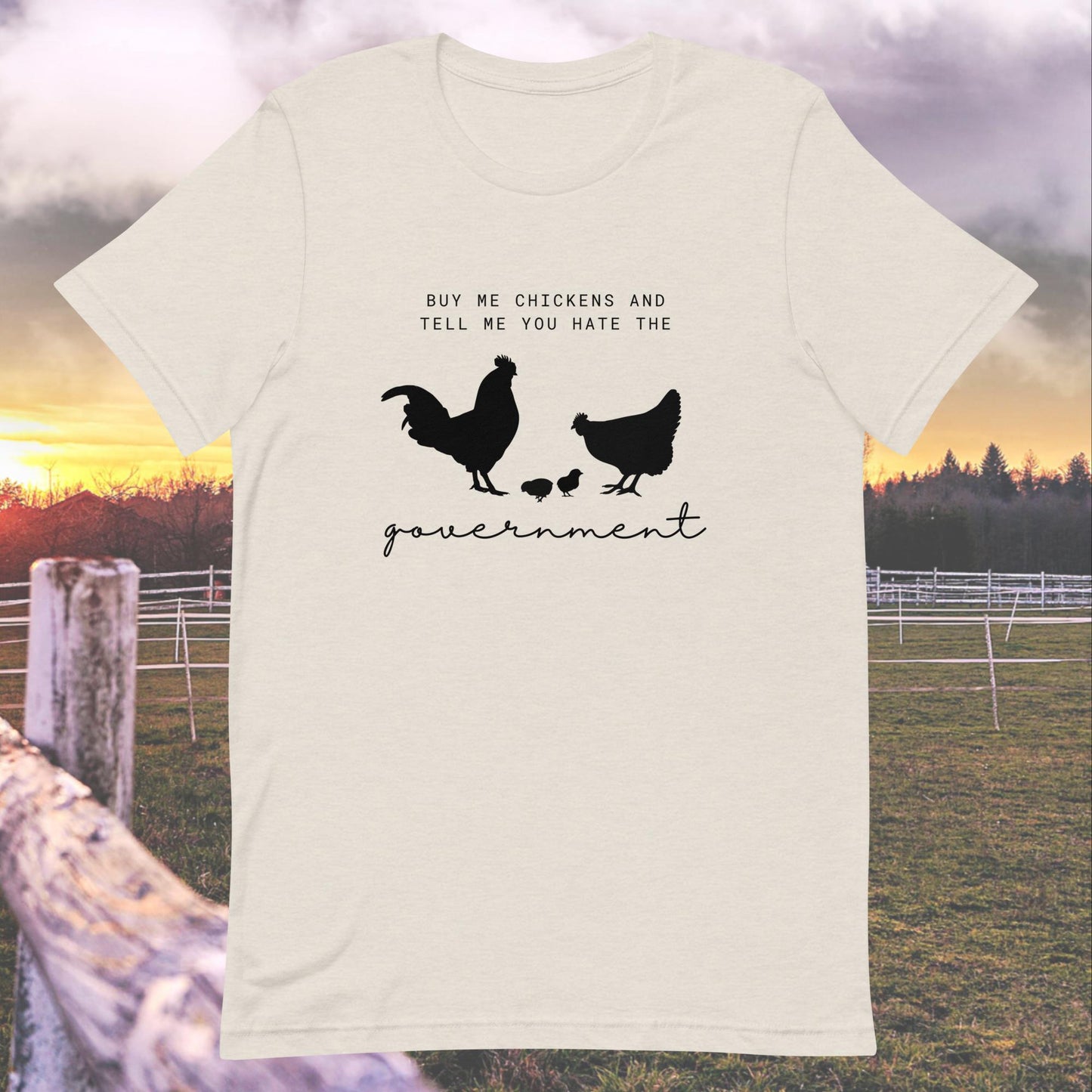 Cómprame pollos y dime que odias al gobierno.