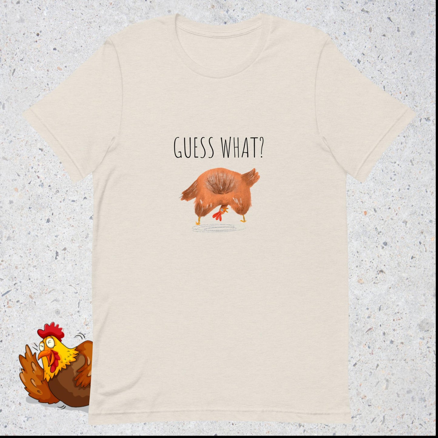 ¿Adivina qué? ¡Culo de pollo!