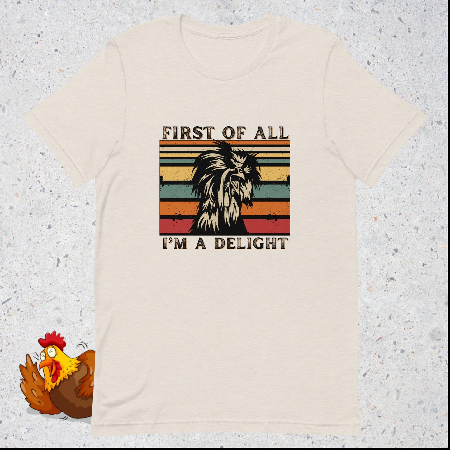 En primer lugar, soy un deleite - Tripulación unisex