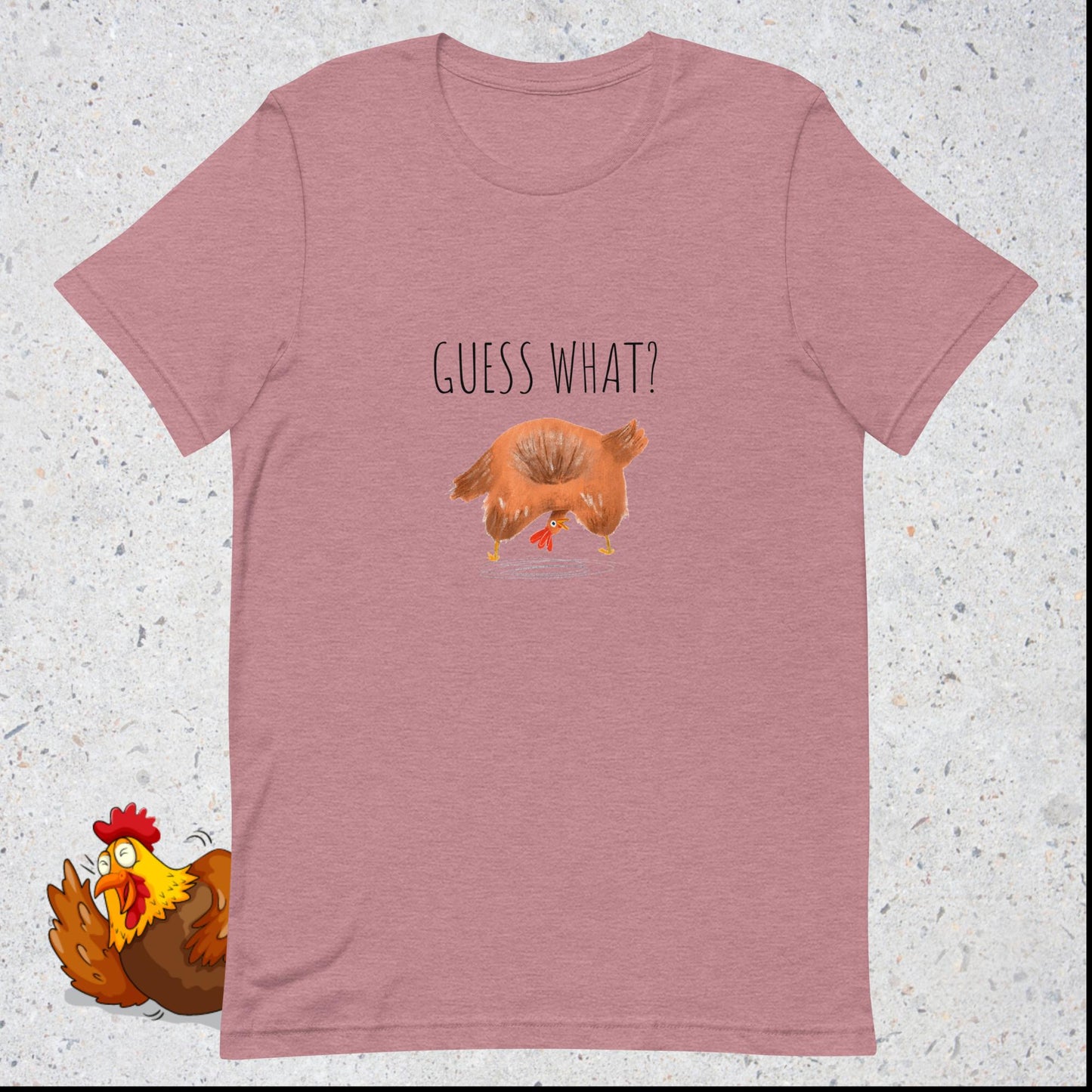 ¿Adivina qué? ¡Culo de pollo!