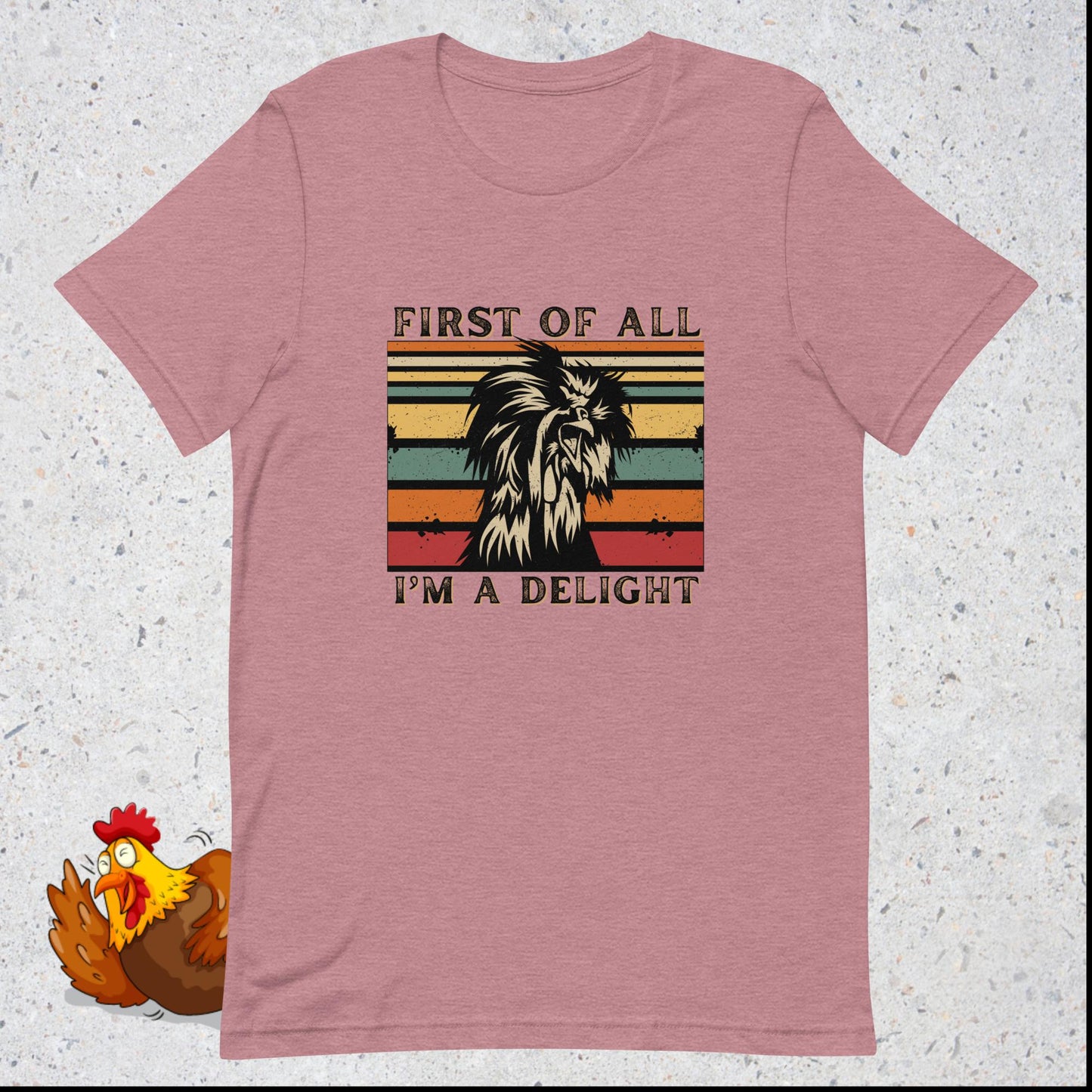 En primer lugar, soy un deleite - Tripulación unisex