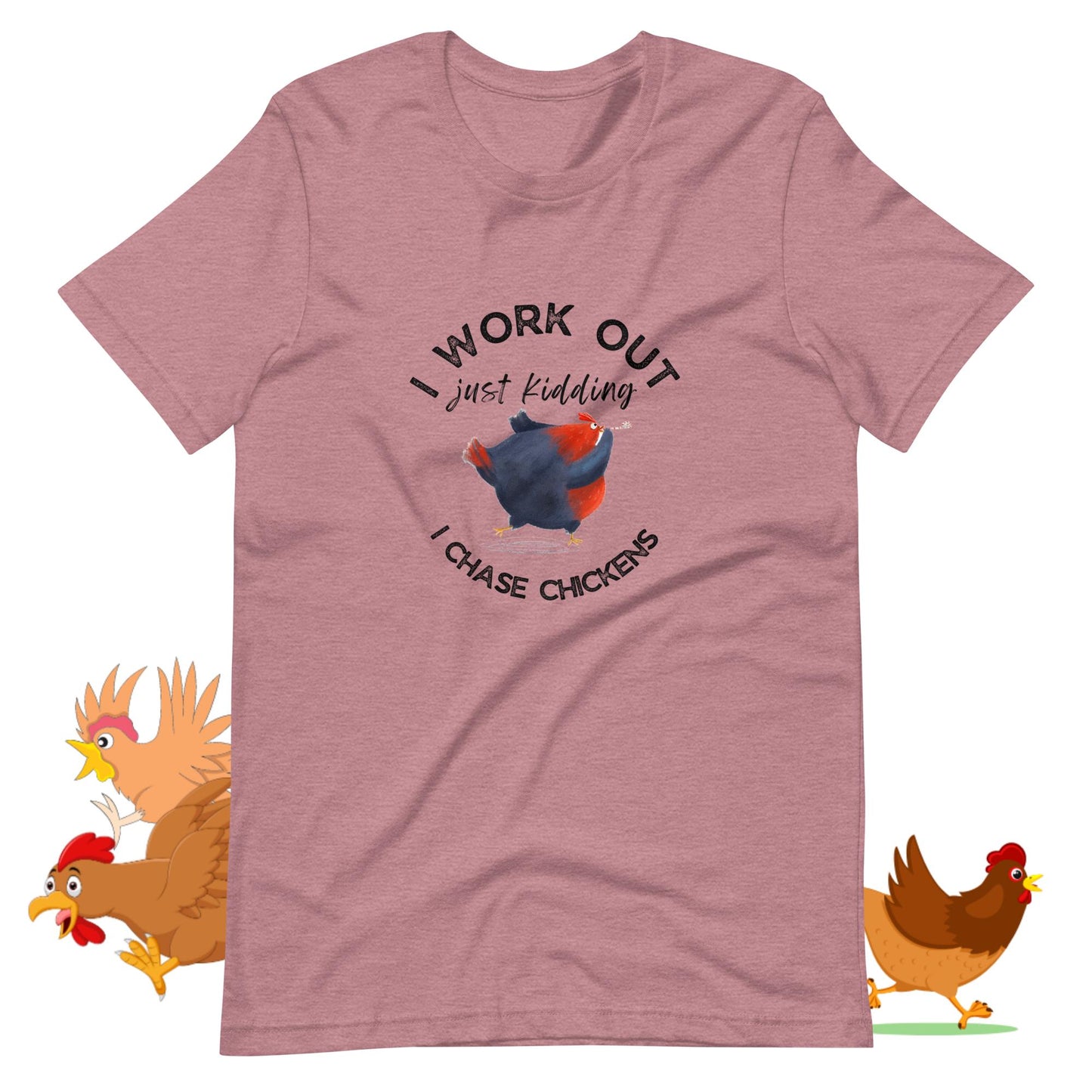 Hago ejercicio, es broma, persigo gallinas