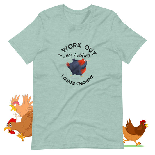 Hago ejercicio, es broma, persigo gallinas