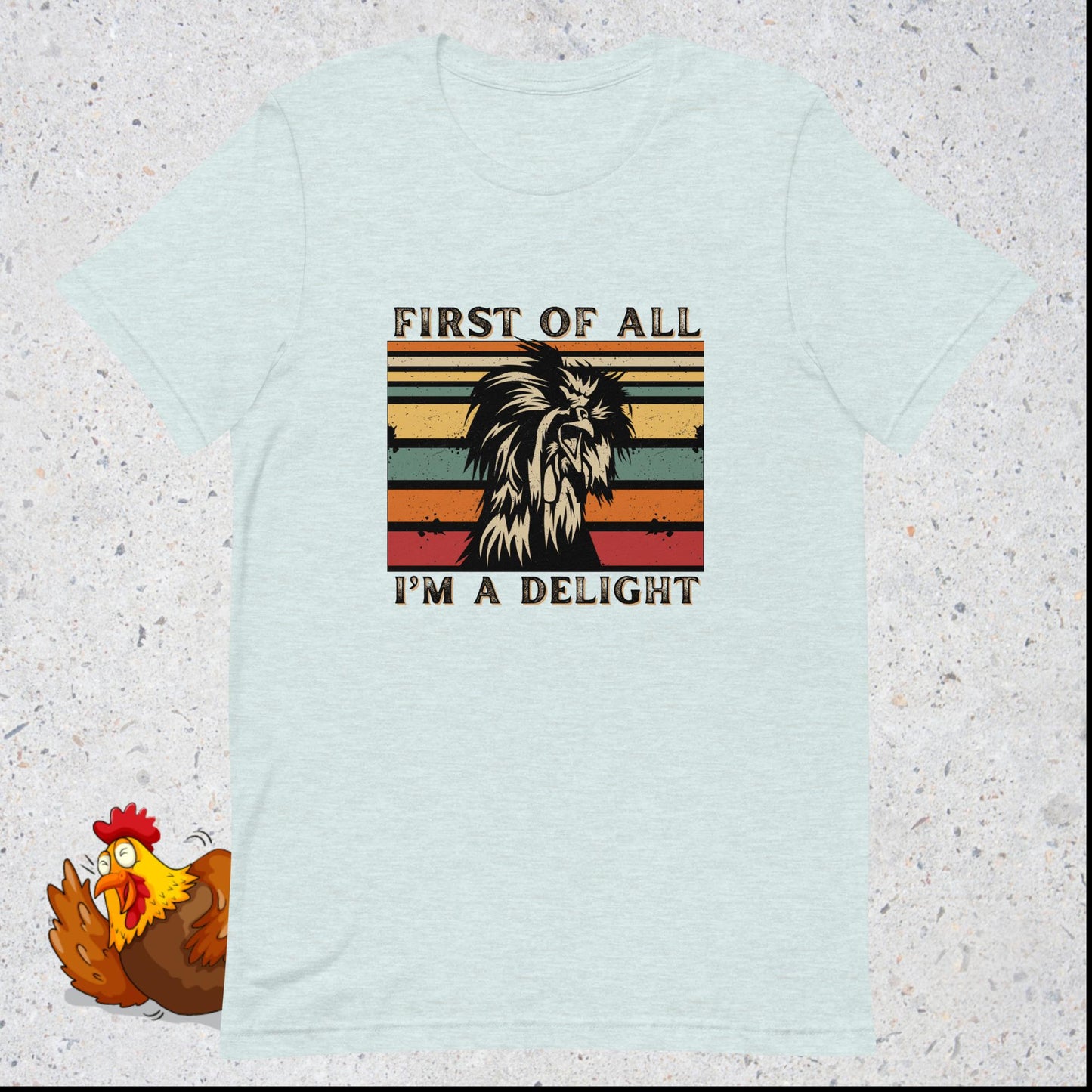 En primer lugar, soy un deleite - Tripulación unisex