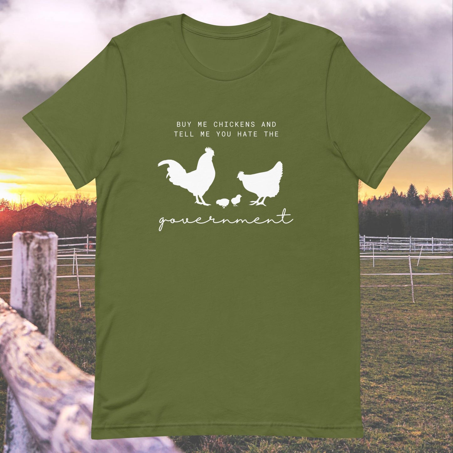 Cómprame pollos y dime que odias al gobierno.