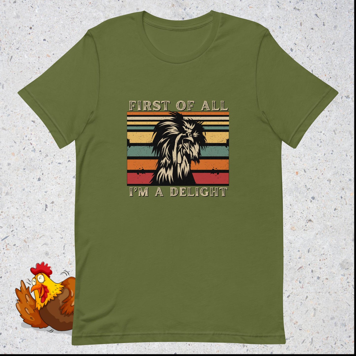 En primer lugar, soy un deleite - Tripulación unisex