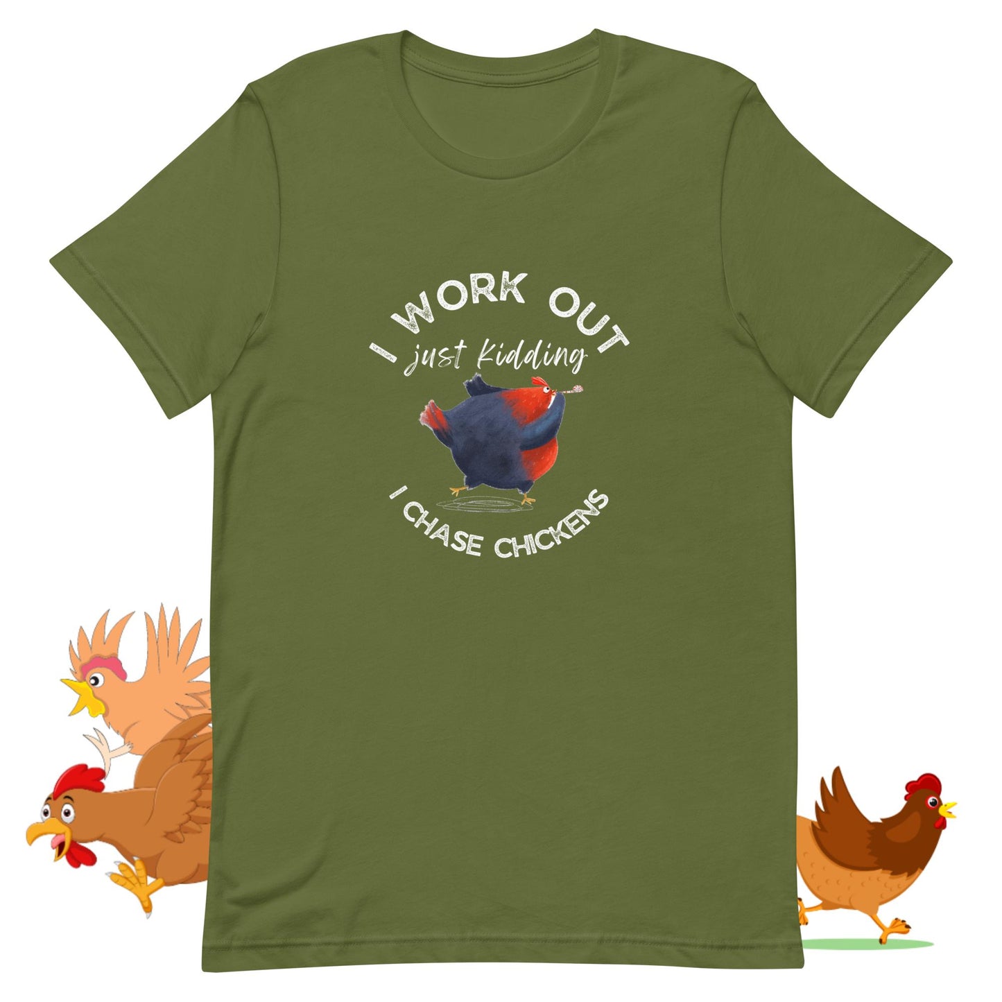 Hago ejercicio, es broma, persigo gallinas