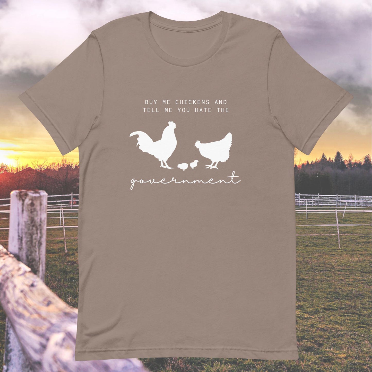 Cómprame pollos y dime que odias al gobierno.