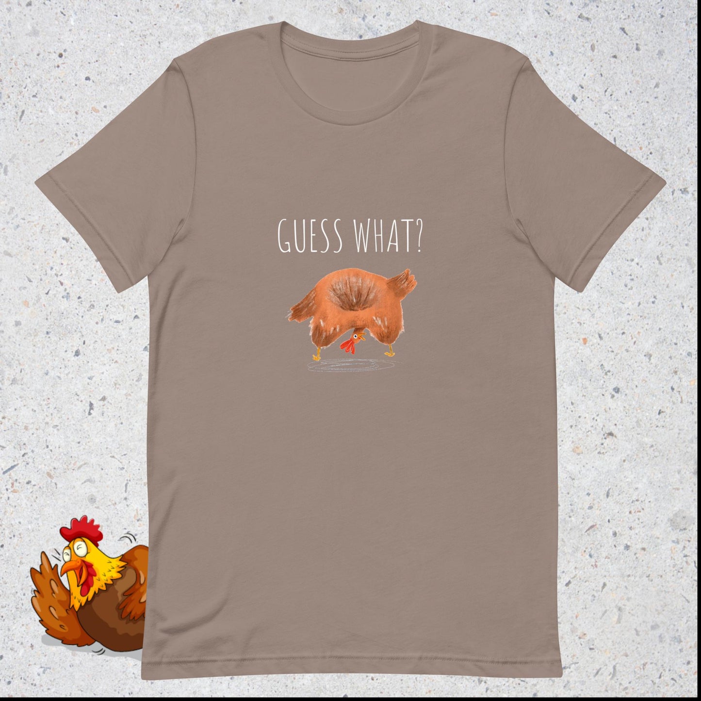 ¿Adivina qué? ¡Culo de pollo!