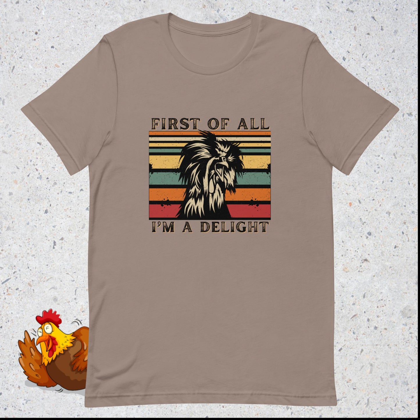 En primer lugar, soy un deleite - Tripulación unisex