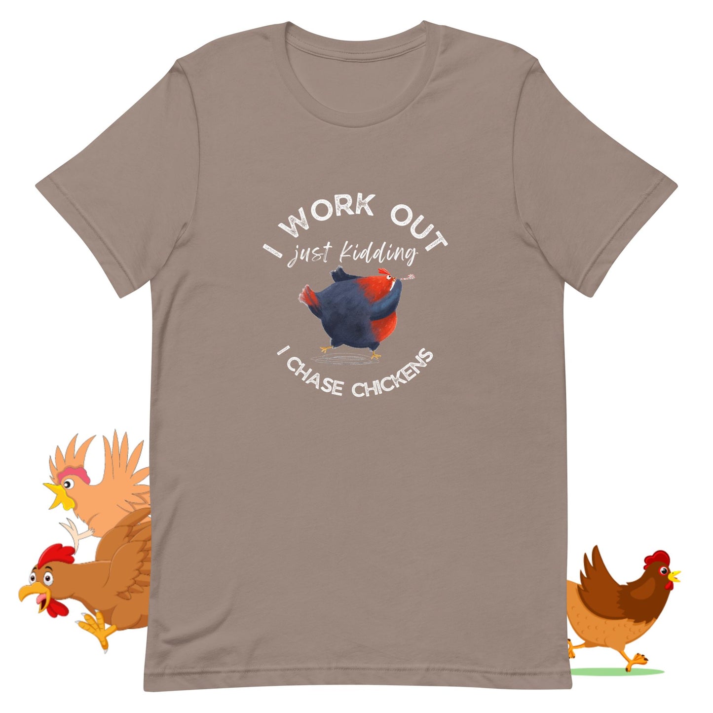 Hago ejercicio, es broma, persigo gallinas