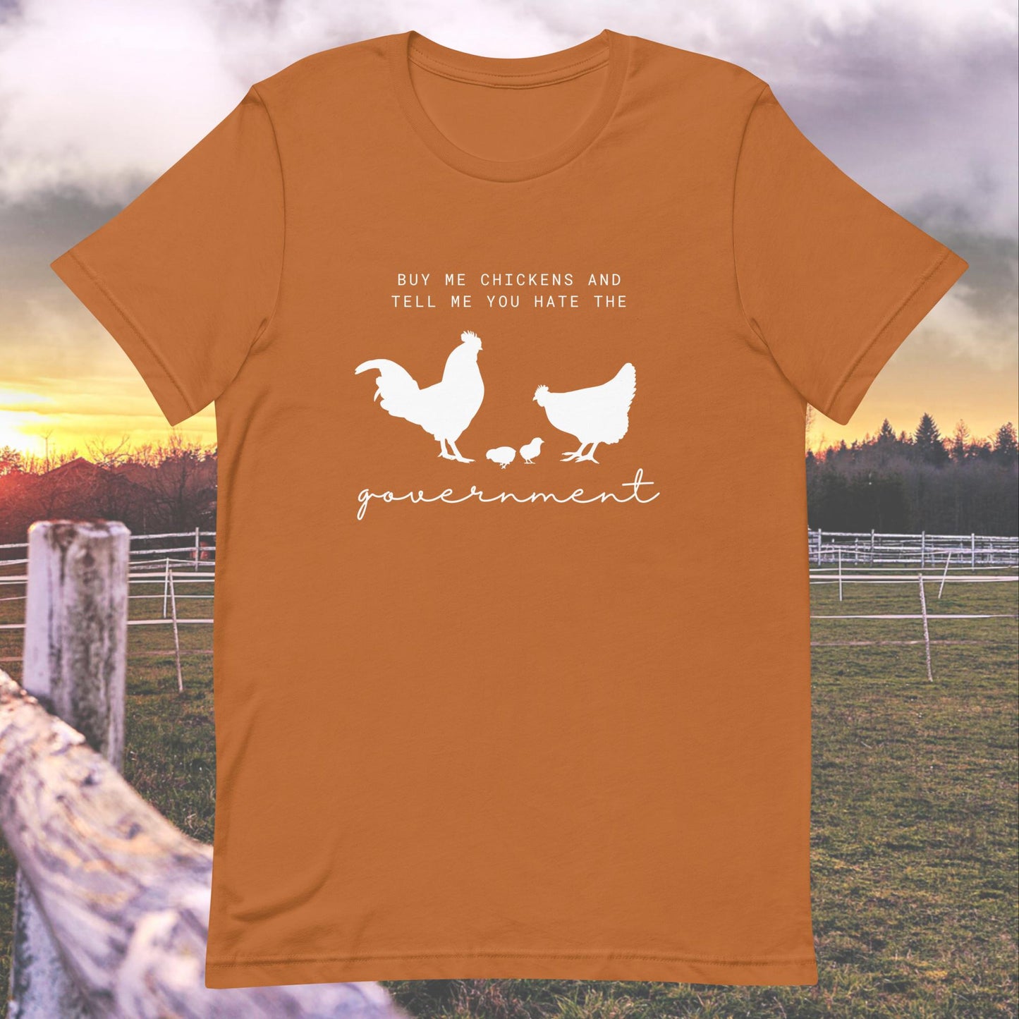 Cómprame pollos y dime que odias al gobierno.