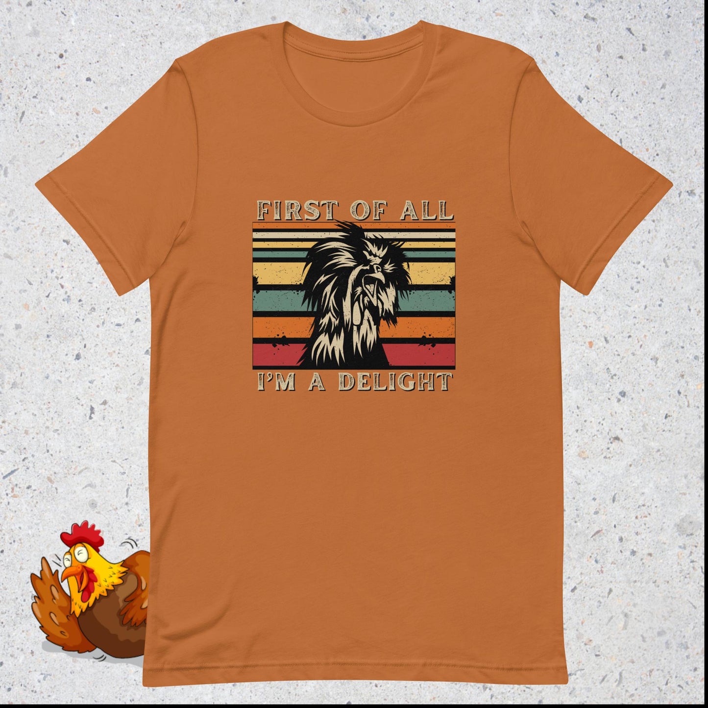 En primer lugar, soy un deleite - Tripulación unisex