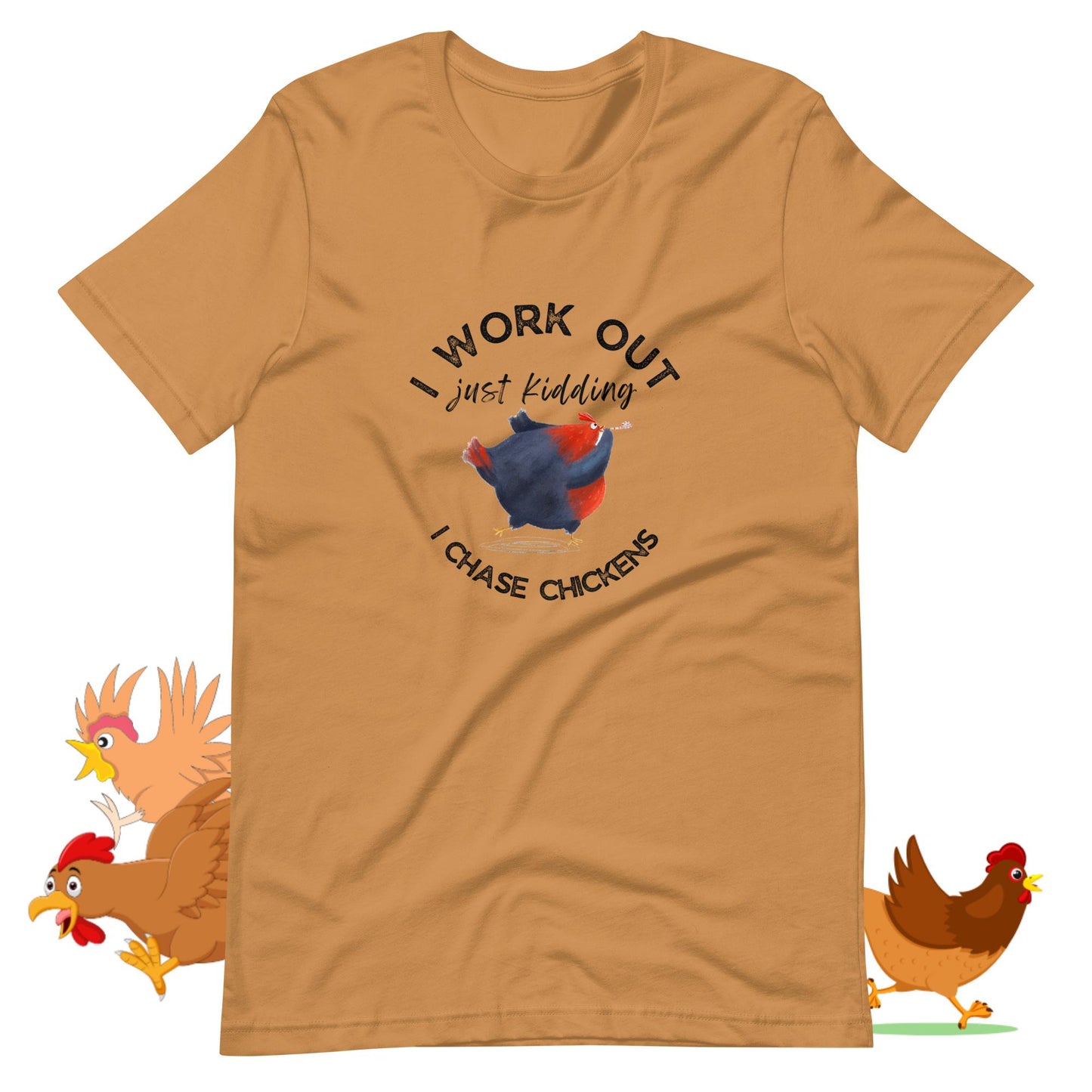 Hago ejercicio, es broma, persigo gallinas