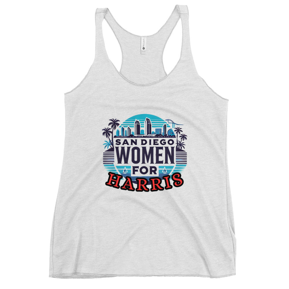 Camiseta sin mangas con espalda cruzada SD Women for Harris
