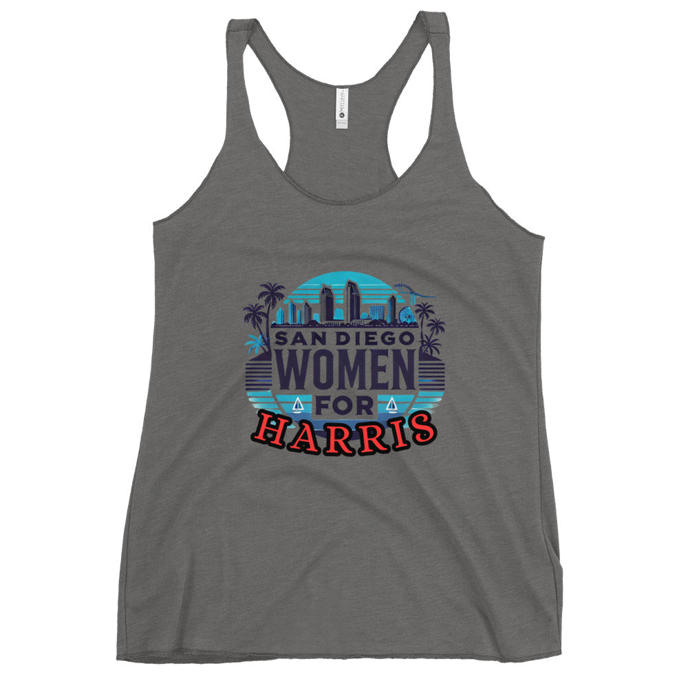 Camiseta sin mangas con espalda cruzada SD Women for Harris