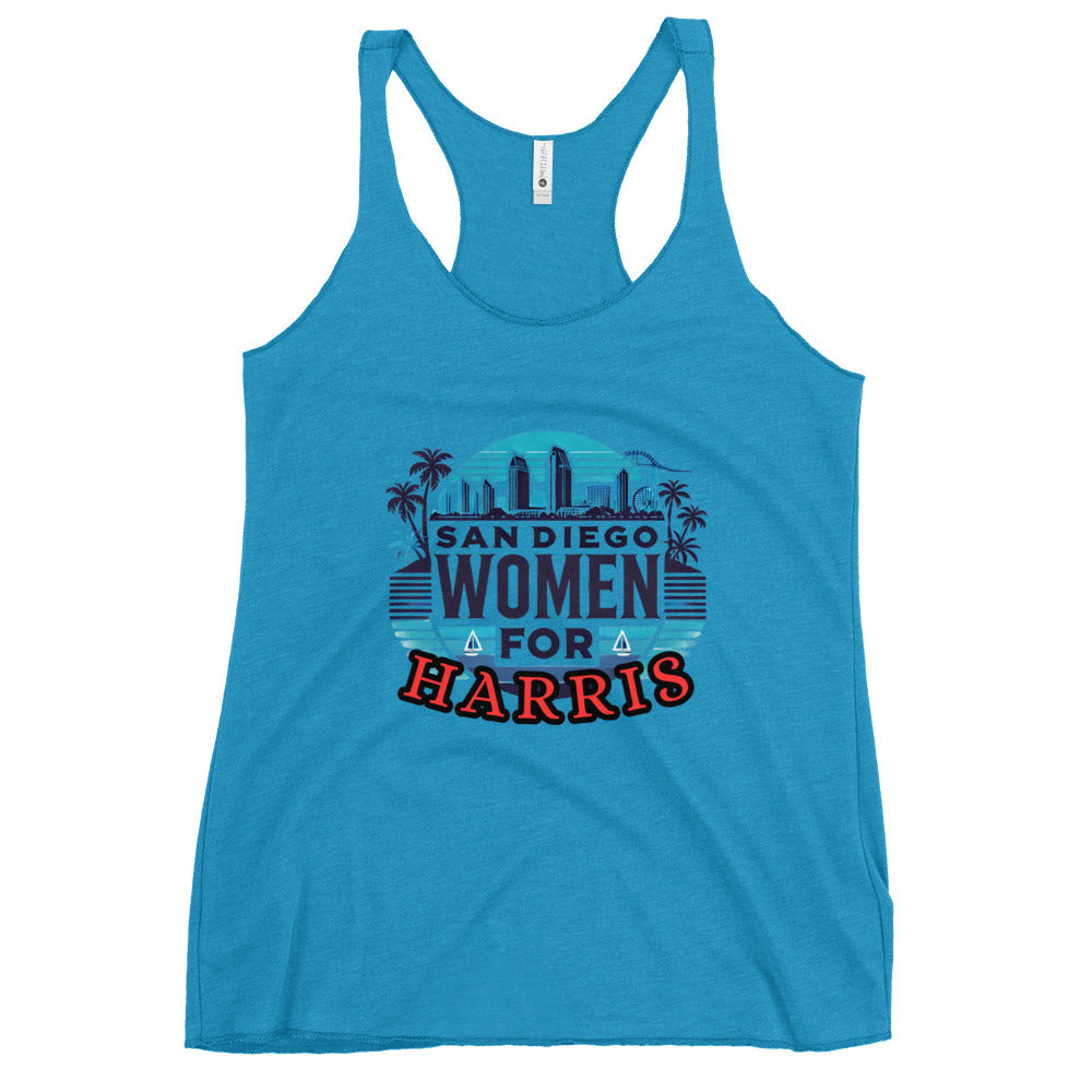 Camiseta sin mangas con espalda cruzada SD Women for Harris