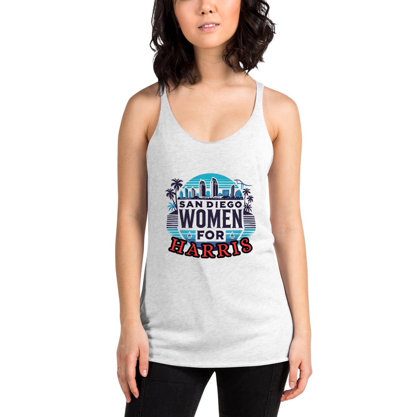 SD Women for Harris - Racerback Tank