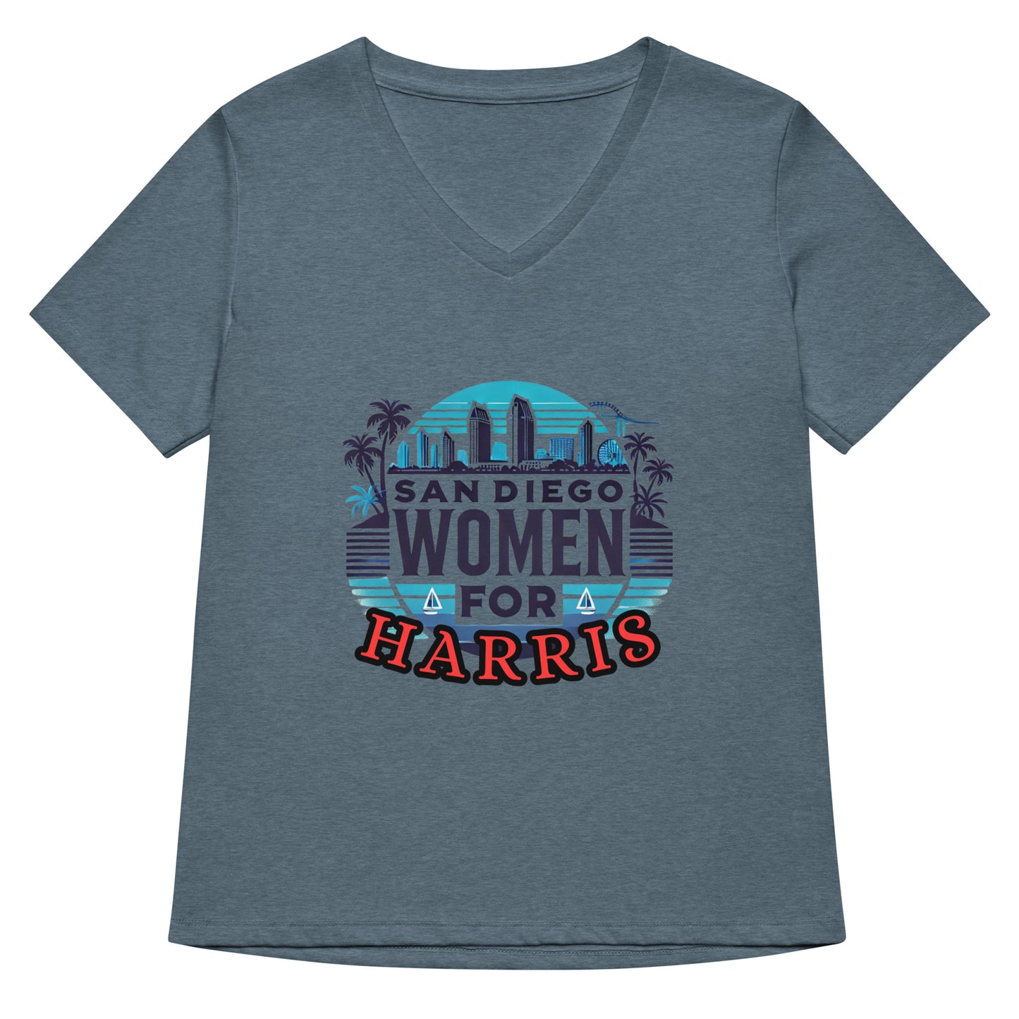 SD Women for Harris - V-neck